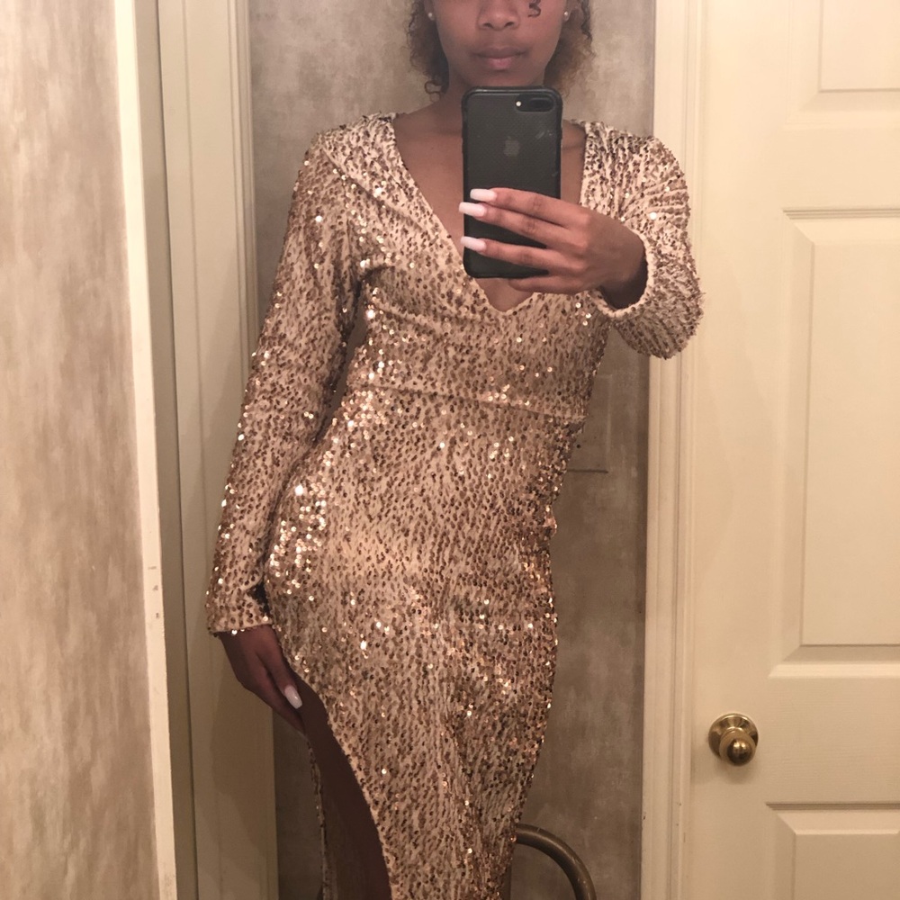 sequin party dress